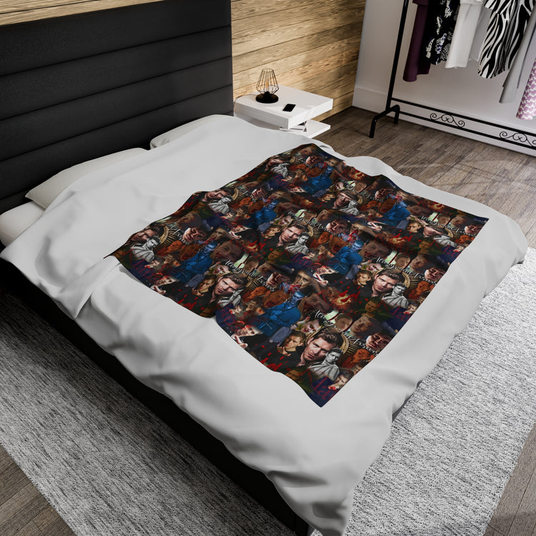 Klaus Mikaelson Velveteen Plush Blanket - Fandom-Made