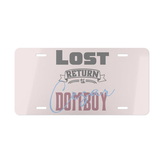 Lost Return To César Domboy Vanity Plate - Fandom-Made
