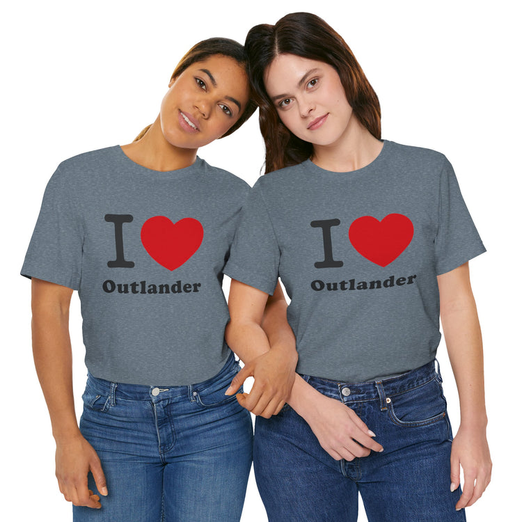 I Love Outlander T-Shirt - Fandom-Made
