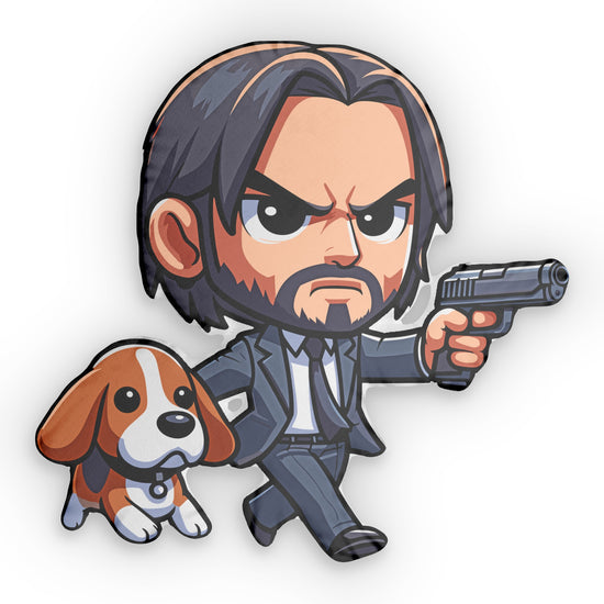 John Wick And Daisy Shaped Pillows - Fandom-Made