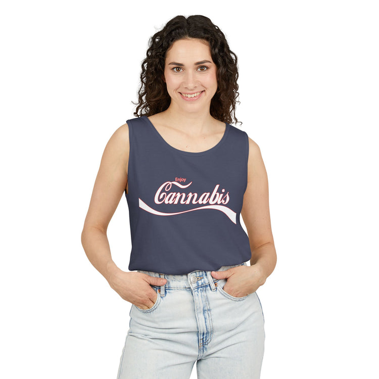 Enjoy Cannabis Tank Top - Fandom-Made