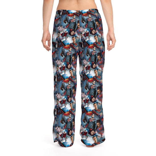 Superman Collage Women's Pajama Pants - Fandom-Made