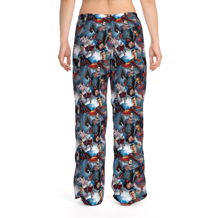 Superman Collage Women's Pajama Pants - Fandom-Made