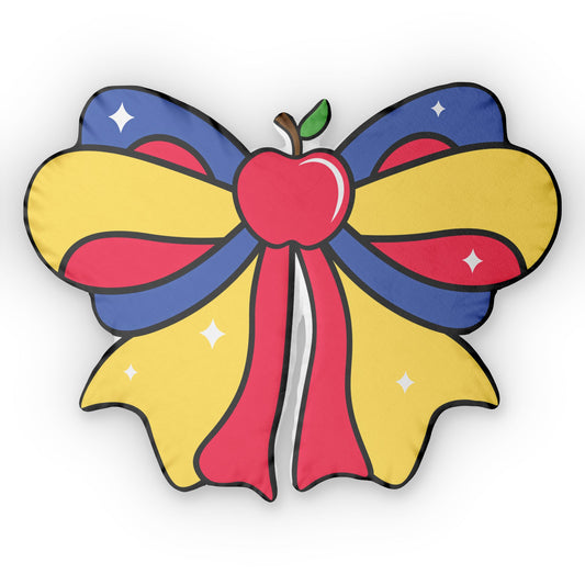 Snow White Bow-Shaped Pillow - Fandom-Made