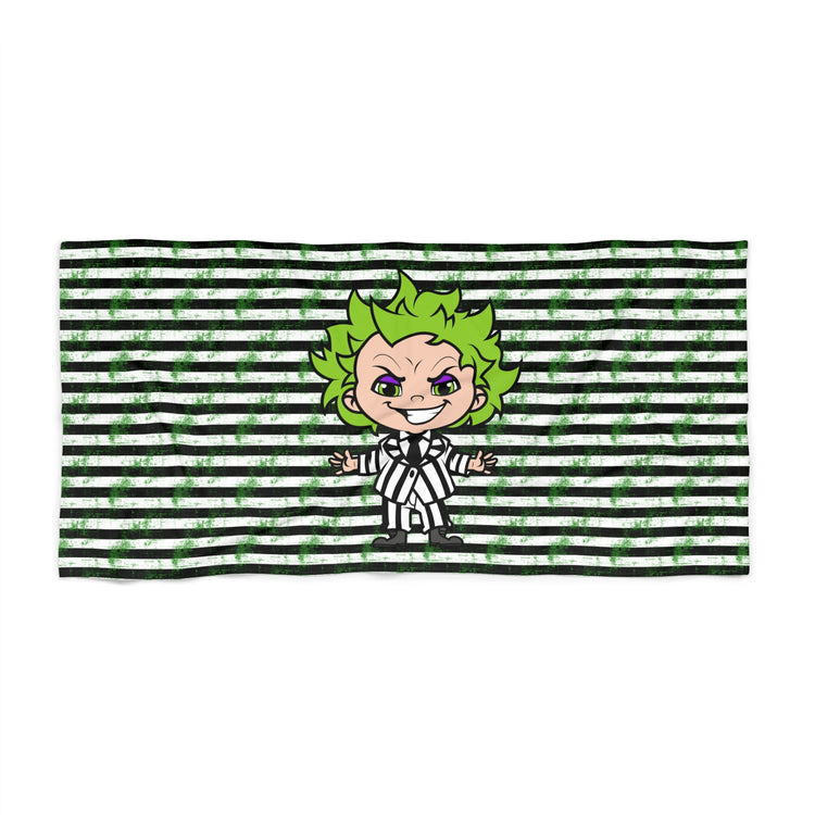 Beetlejuice All-Over Print Beach Towel - Fandom-Made