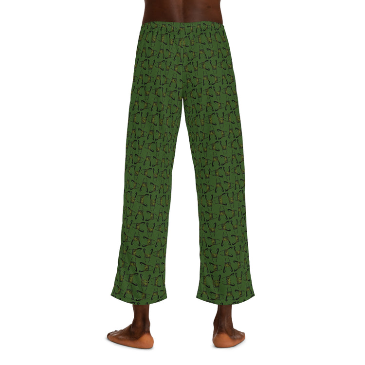 Loki Helmet Men's Pajama Pants - Fandom-Made