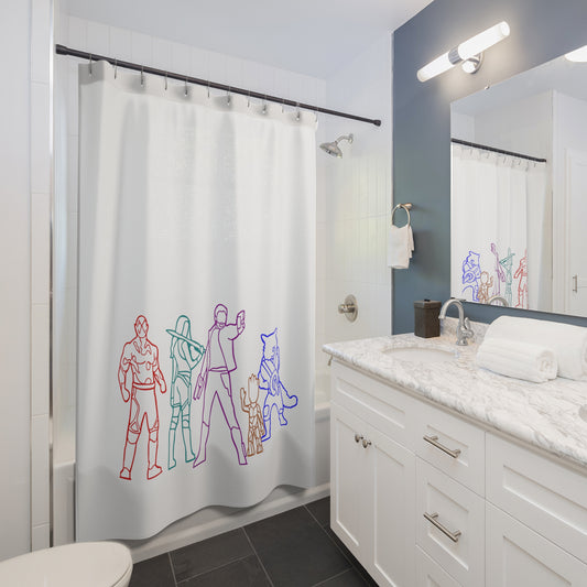 Guardians Shower Curtains - Fandom-Made