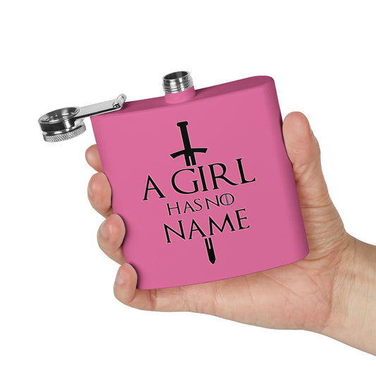 A Girl Has No Name Flask - Fandom-Made