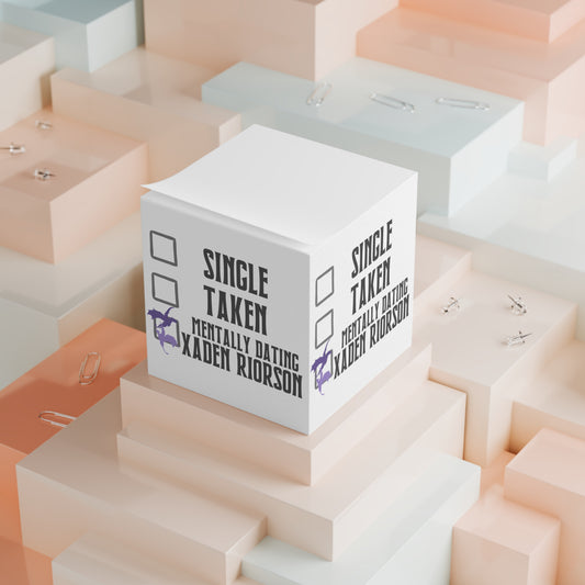 Mentally Dating Xaden Riorson Note Cube - Fandom-Made