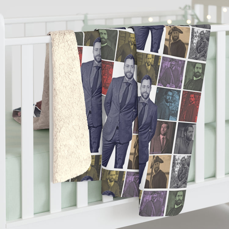 Roger MacKenzie Eras Tour Sherpa Fleece Blanket - Fandom-Made