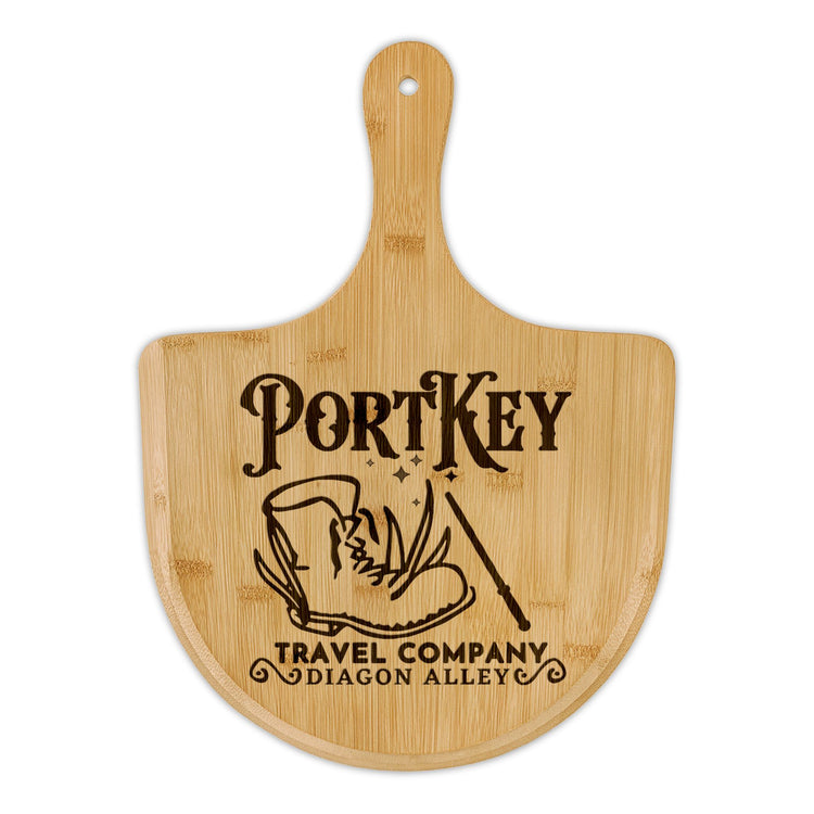 Port Key Travel Bamboo Pizza Board - Fandom-Made