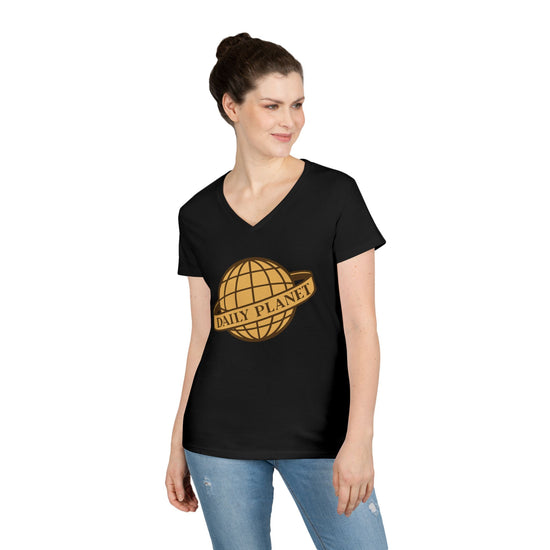 Daily Planet V-Neck Tee - Fandom-Made