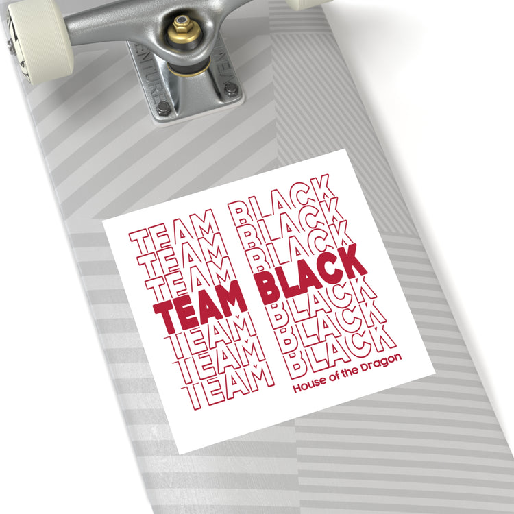 Team Black Square Sticker - Fandom-Made