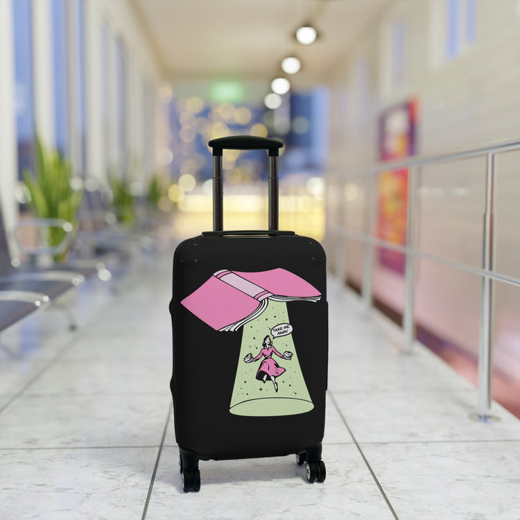Take Me Away Luggage Cover - Fandom-Made