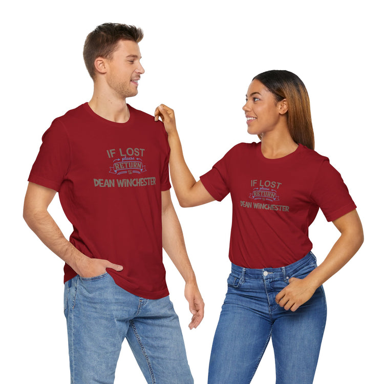 If Lost Return To Dean Winchester T-Shirt - Fandom-Made