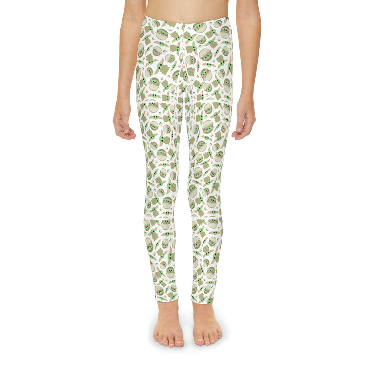 Grogu All-Over Print Youth Leggings - Fandom-Made