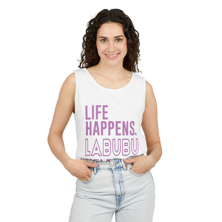 Life Happens Labubu Help Tank Top - Fandom-Made