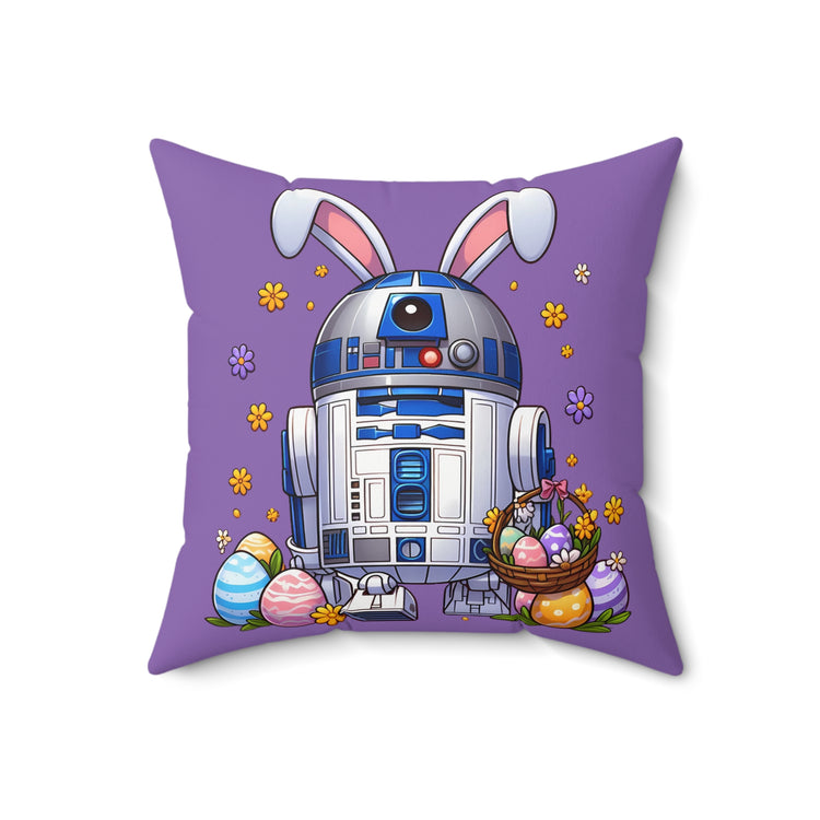 R2D2 Bunny Square Pillow - Fandom-Made