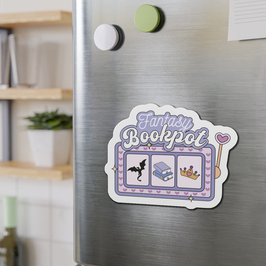 Fantasy Bookpot Die-Cut Magnet - Fandom-Made