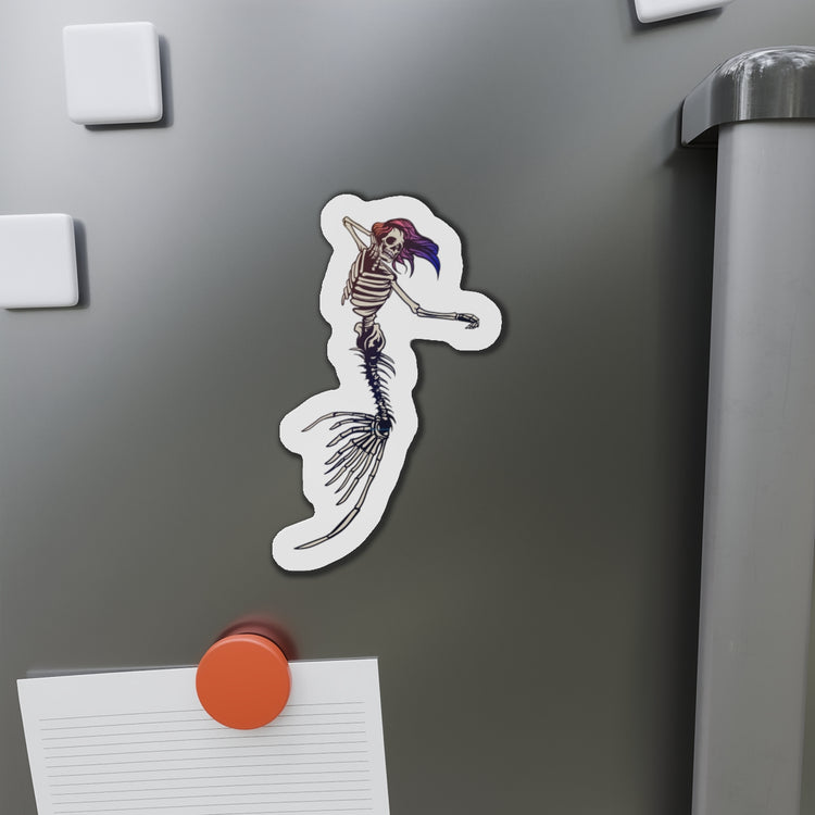 Mermaid Skeleton Die-Cut Magnets - Fandom-Made