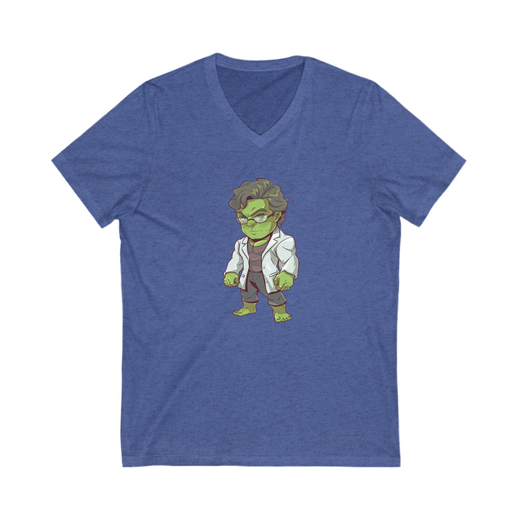 Smart Hulk V-Neck Tee - Fandom-Made