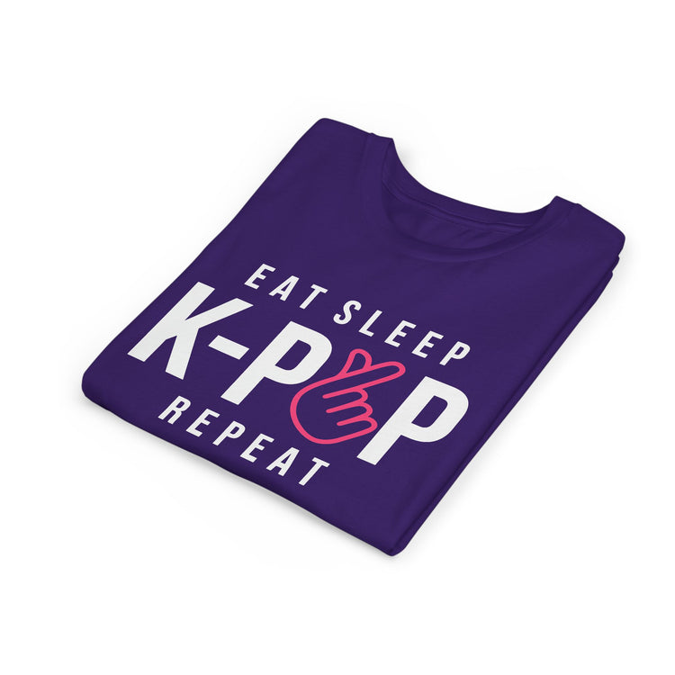 Eat Sleep KPop Repeat Youth Tee - Fandom-Made