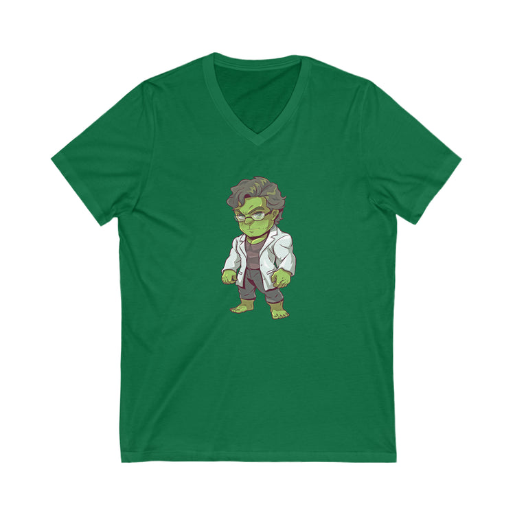 Smart Hulk V-Neck Tee - Fandom-Made
