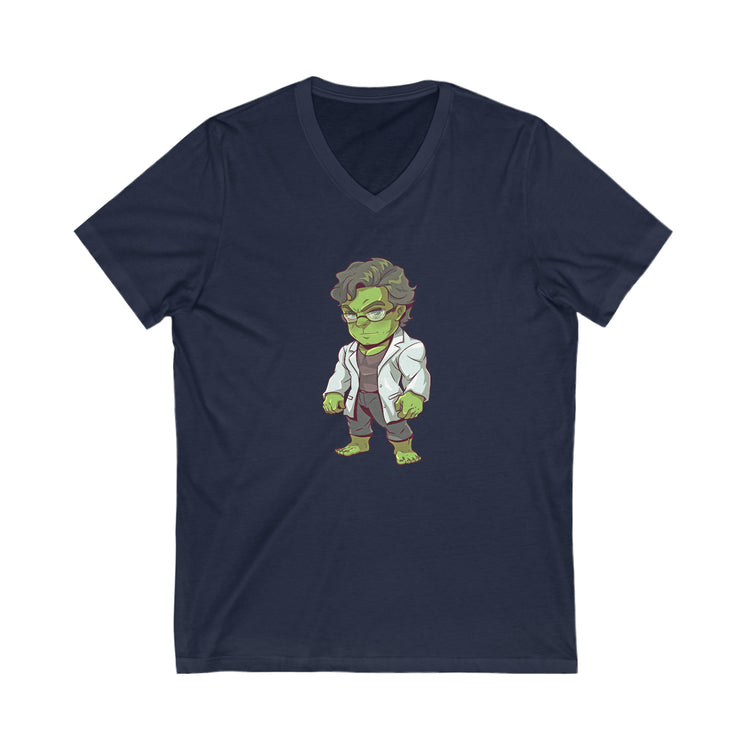 Smart Hulk V-Neck Tee - Fandom-Made