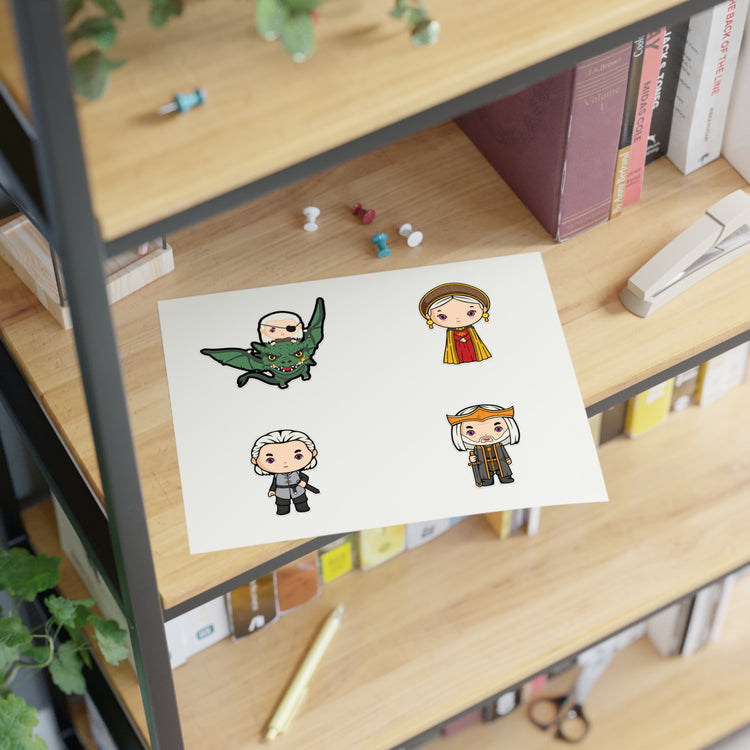 House of the Dragon Sticker Sheet Set - Fandom-Made