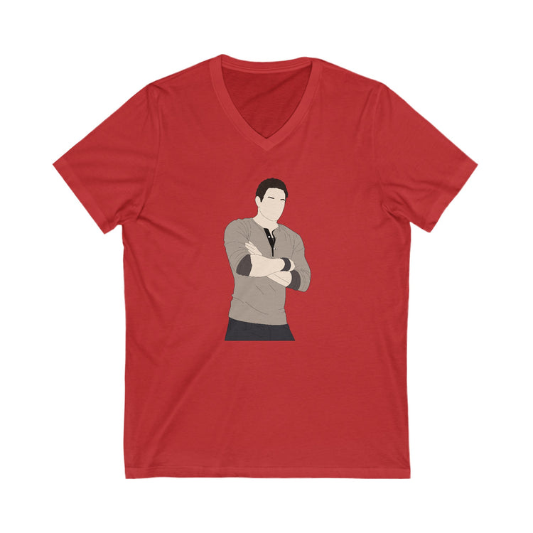 Emmett Cullen V-Neck Tee - Fandom-Made