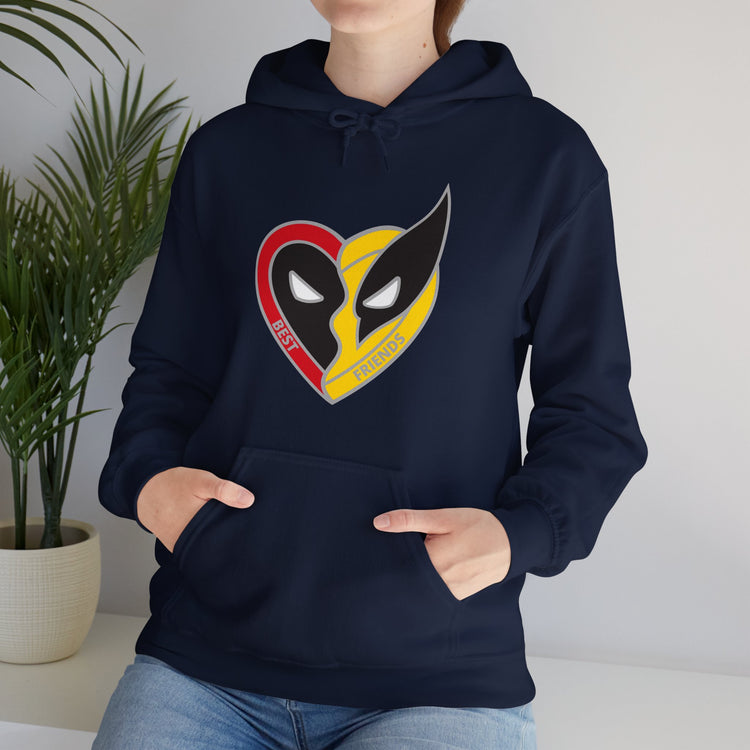 Deadpool Wolverine Besties Hoodie - Fandom-Made