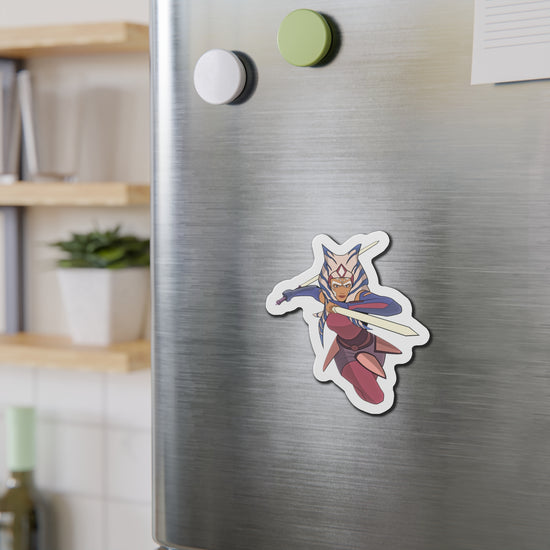 Ahsoka Leaping Die-Cut Magnets - Fandom-Made
