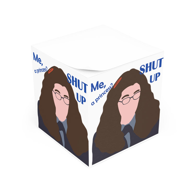 Shut Up Note Cube