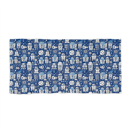 R2 All-Over Print Beach Towel - Fandom-Made
