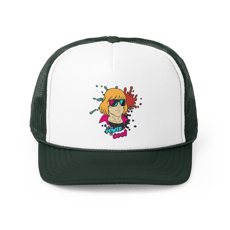 By The Power Of Cool Trucker Cap - Fandom-Made
