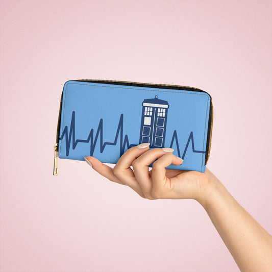 My Heart Beats For The Doctor Zipper Wallet - Fandom-Made