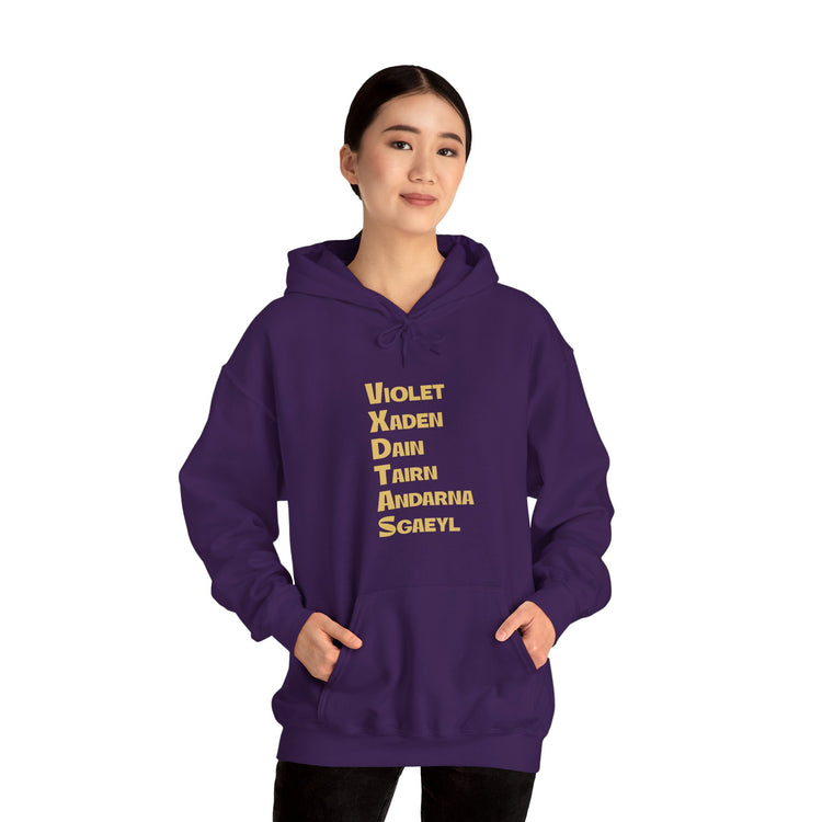 Fourth Wing Names Hoodie - Fandom-Made