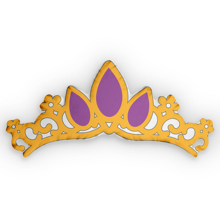 Rapunzel Crown-Shaped Pillow - Fandom-Made