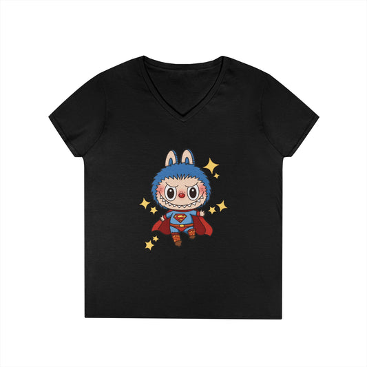 Bubu Supes V-Neck Tee - Fandom-Made
