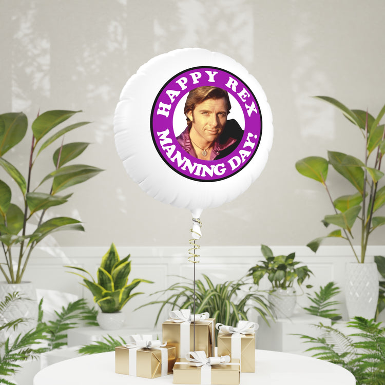 Happy Rex Manning Day Mylar Balloon - Fandom-Made