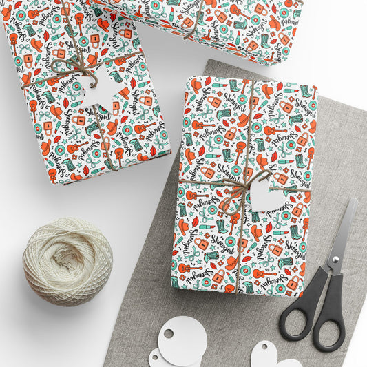 Country Showgirl Wrapping Paper - Fandom-Made