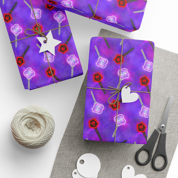 Light Sticks Wrapping Paper