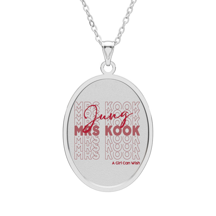 Mrs. Jung Kook Oval Pendant