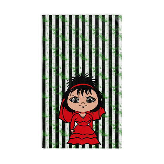 Lydia Deetz All-Over Print Hand Towel - Fandom-Made