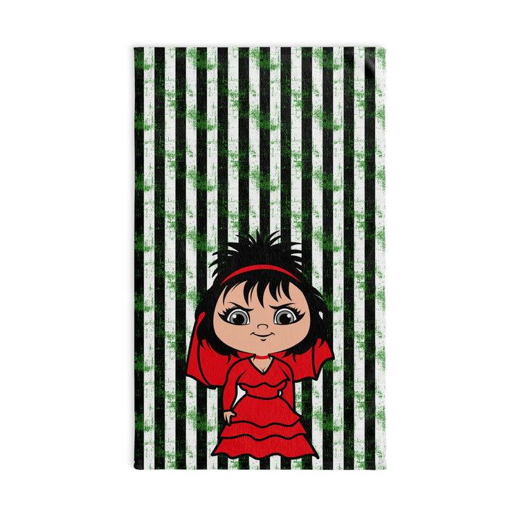 Lydia Deetz All-Over Print Hand Towel - Fandom-Made