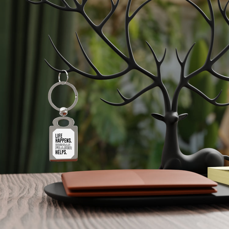 Life Happens Brendan Fraser Helps Keyring - Fandom-Made