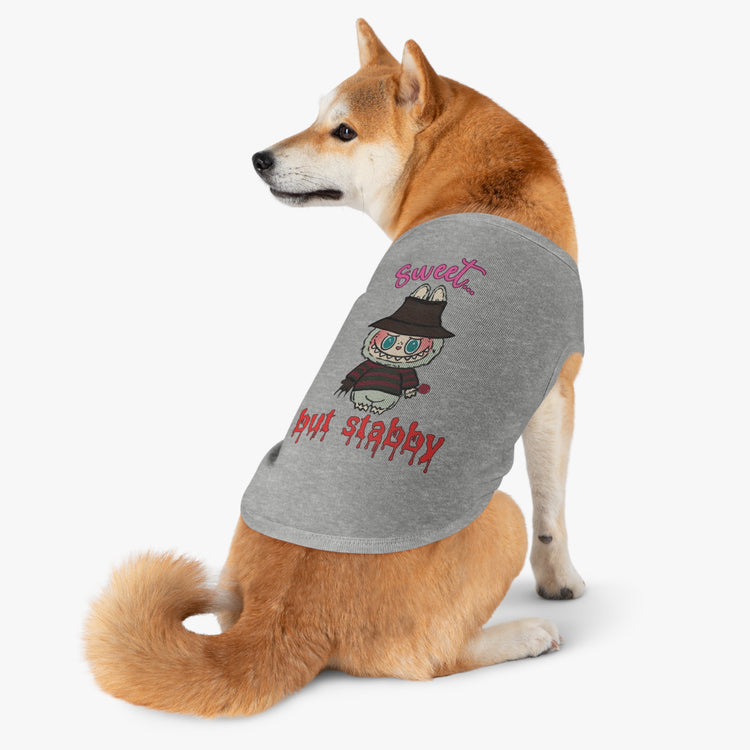 Sweet But Stabby Pet Tank Top - Fandom-Made