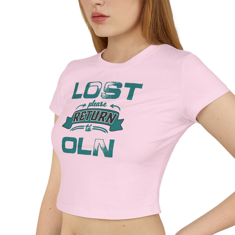 Lost Return To... OLN Baby Tee - Fandom-Made