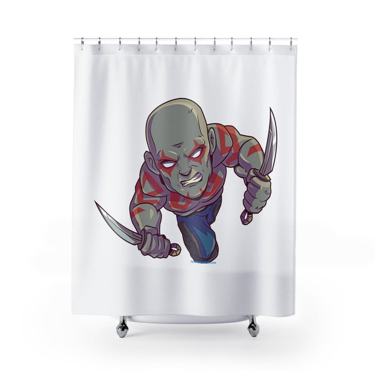 Drax Shower Curtains - Fandom-Made