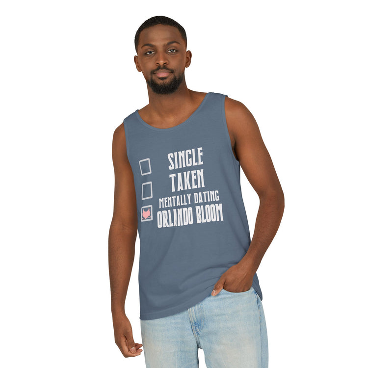 Mentally Dating Orlando Bloom Tank Top - Fandom-Made
